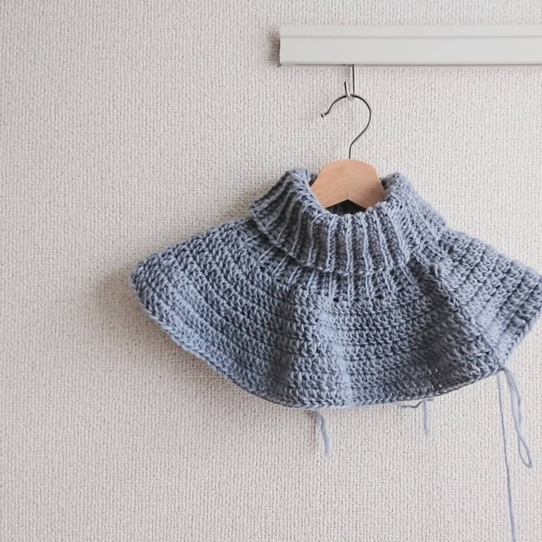 ポンチョの編み方